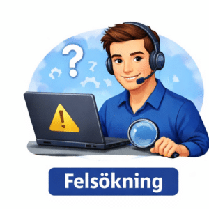 Backup 1 Kille med headset och dator